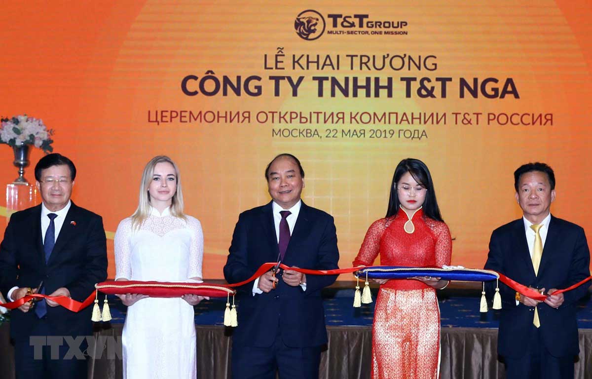 Thủ tướng dự lễ khai trương hoạt động của Tập đoàn TT Group tại Nga - TẬP ĐOÀN T&T GROUP
